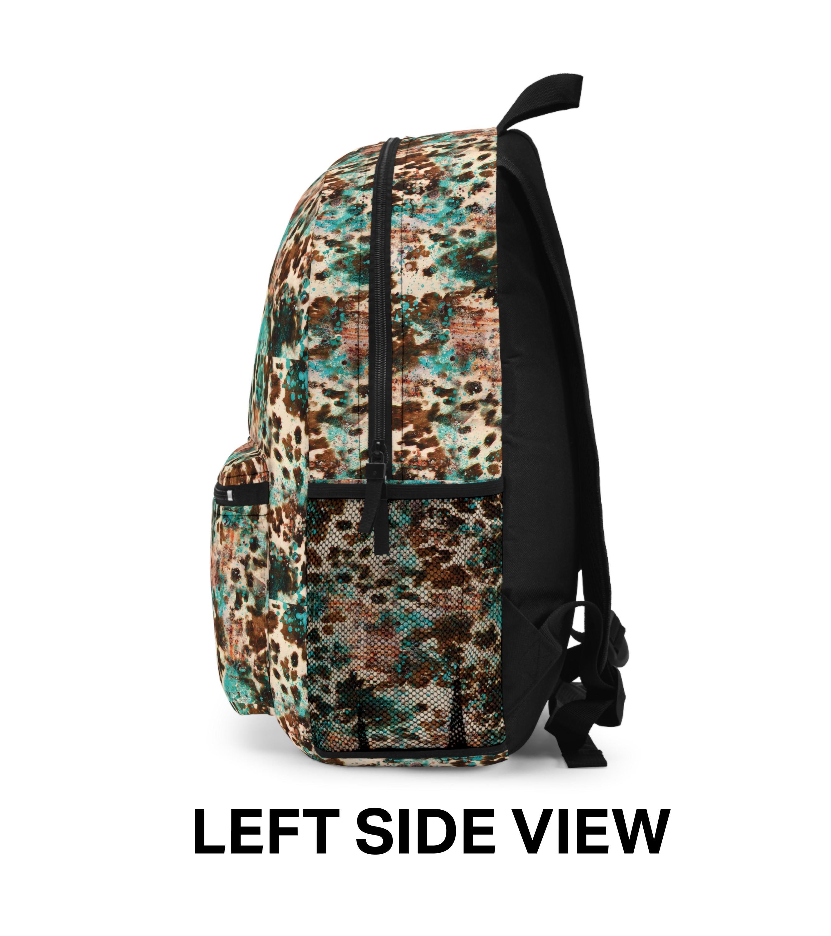 Large Southwest Cow Backpack Cow Print Backpack | Women main image 3