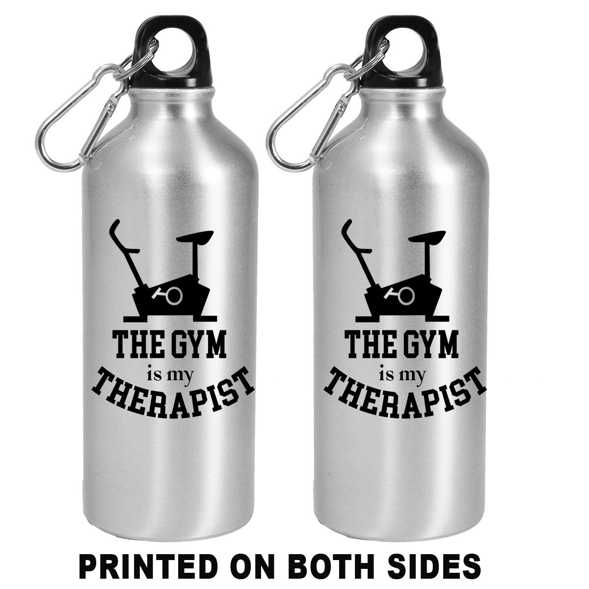 Gym Is My Therapy  Gym Sports Water Bottle – Fitness Gifts