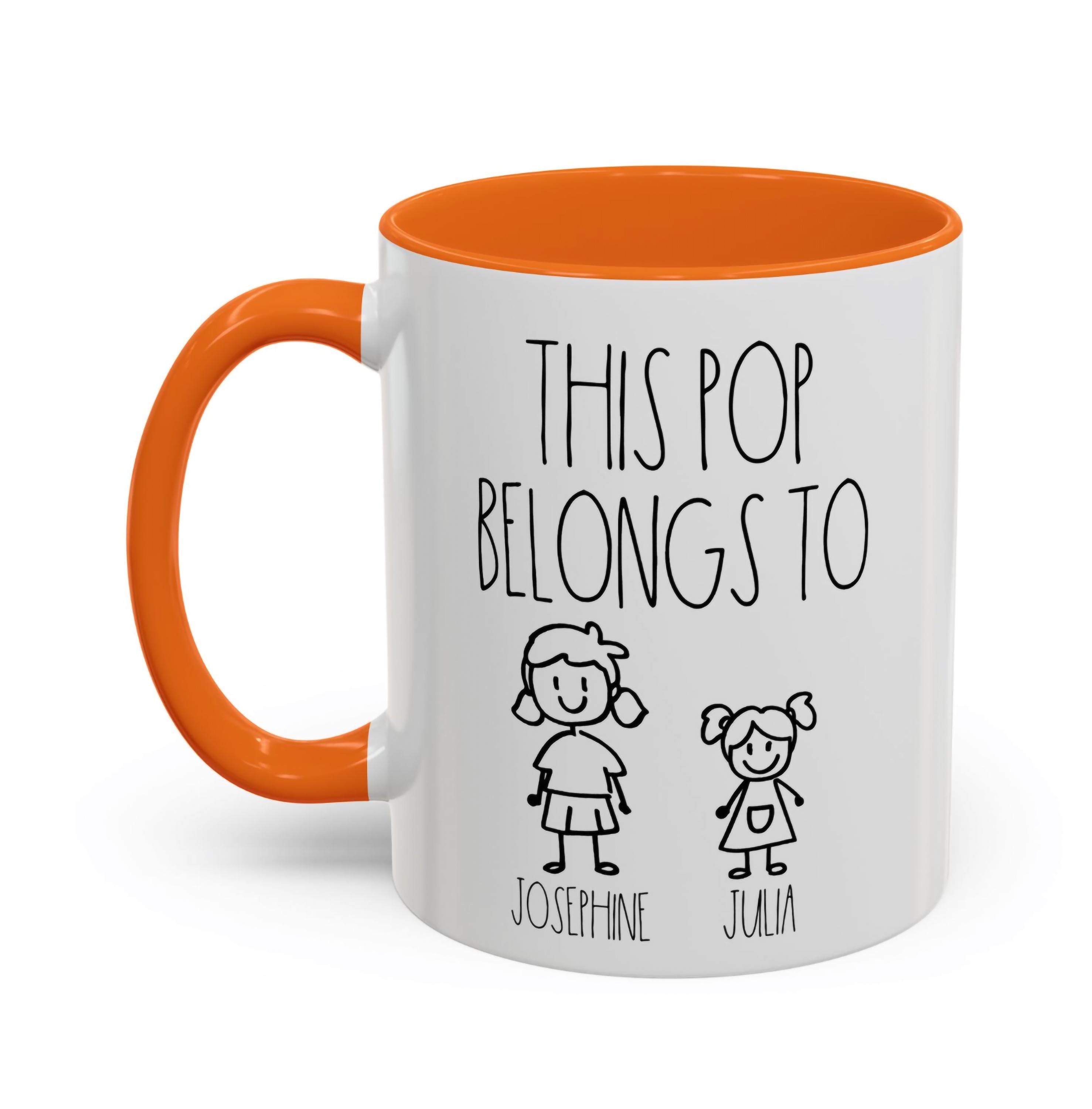 Fête Des Pères Ce Papa Appartient à La Famille Des Bonhommes Allumettes,  Mug Fête Des Grand-pères, image size:2955x3000