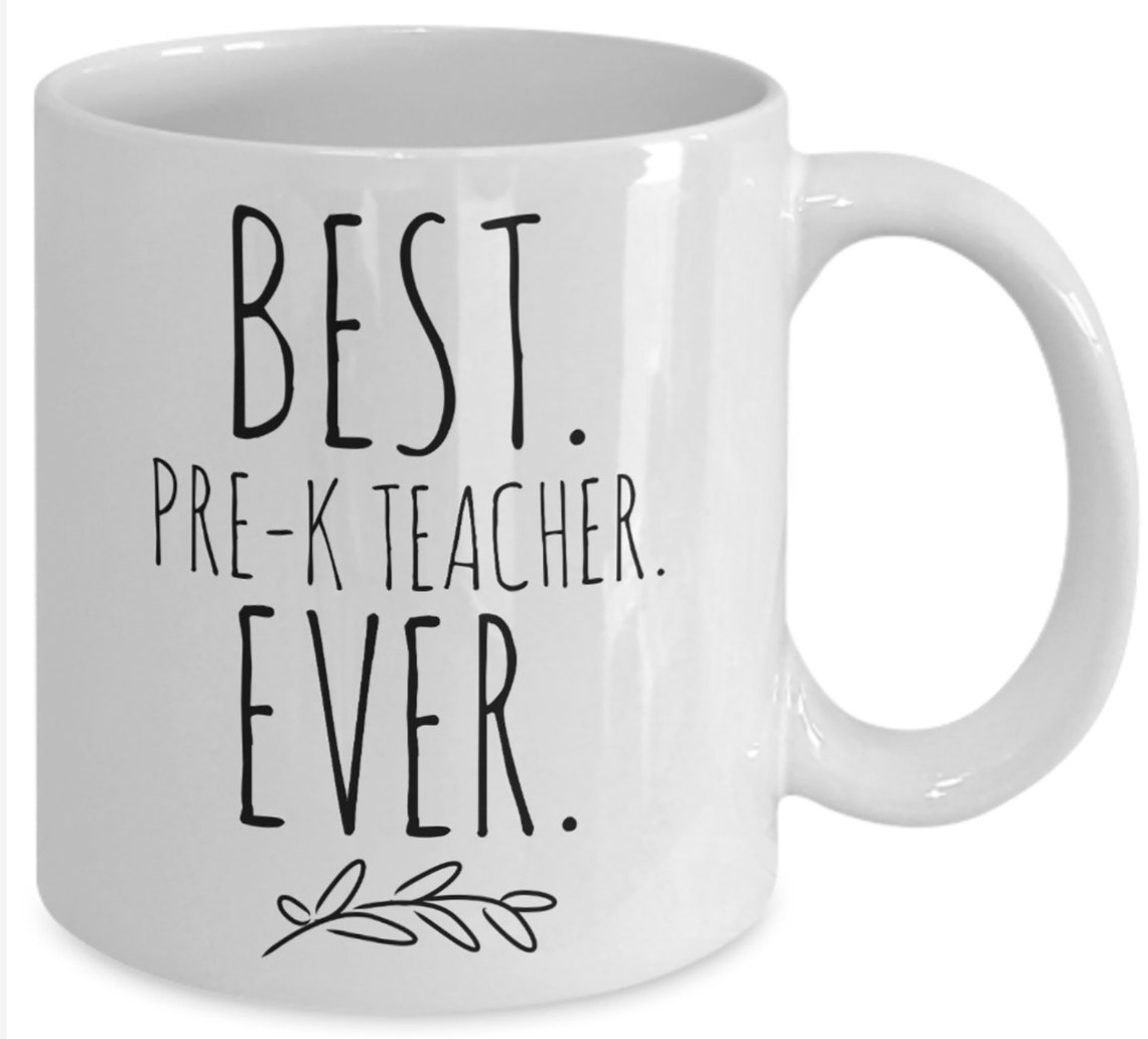 Prek Teacher Gift Best Prek Teacher Ever Teachers Etsy
