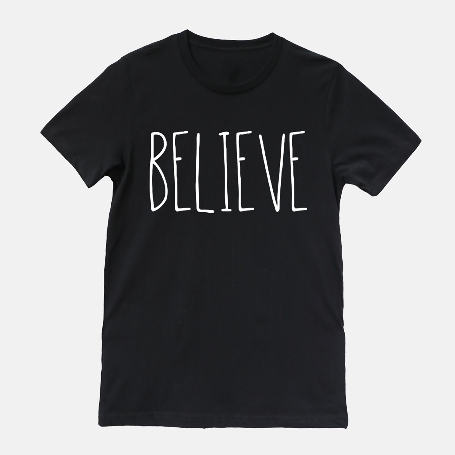 Believe Christmas Tee Bella Canvas Unisex T-shirt Super - Etsy