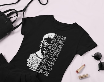 RBG Quote T-Shirt: Feminist Gift, Girl Power Tee