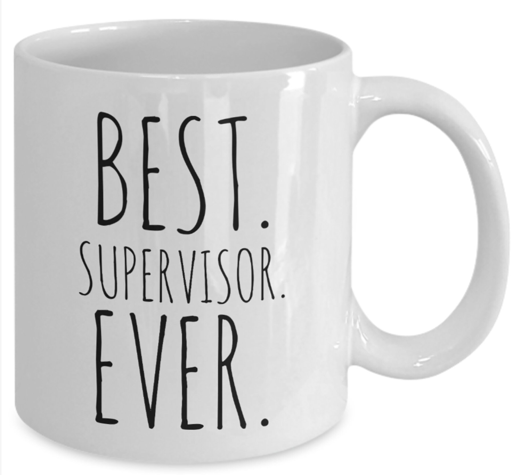 Supervisor Mug Leaving Job Gift Best Supervisor Ever Etsy