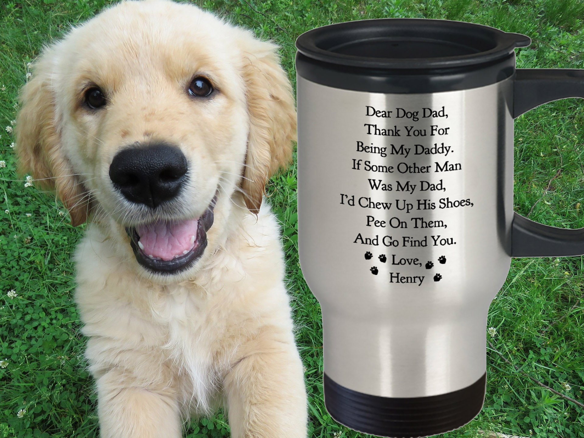 Oklahoma Dad Travel Mug 16oz  Travel Coffee Mug for Dad - Balfour