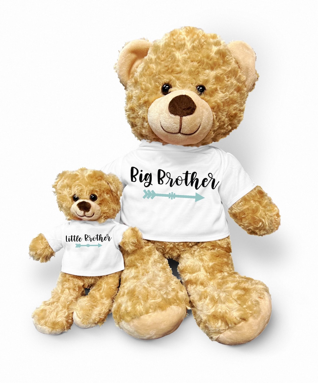 Big And Little Brother Teddy Bears Set New Big Brother Plush Etsy New Zealand