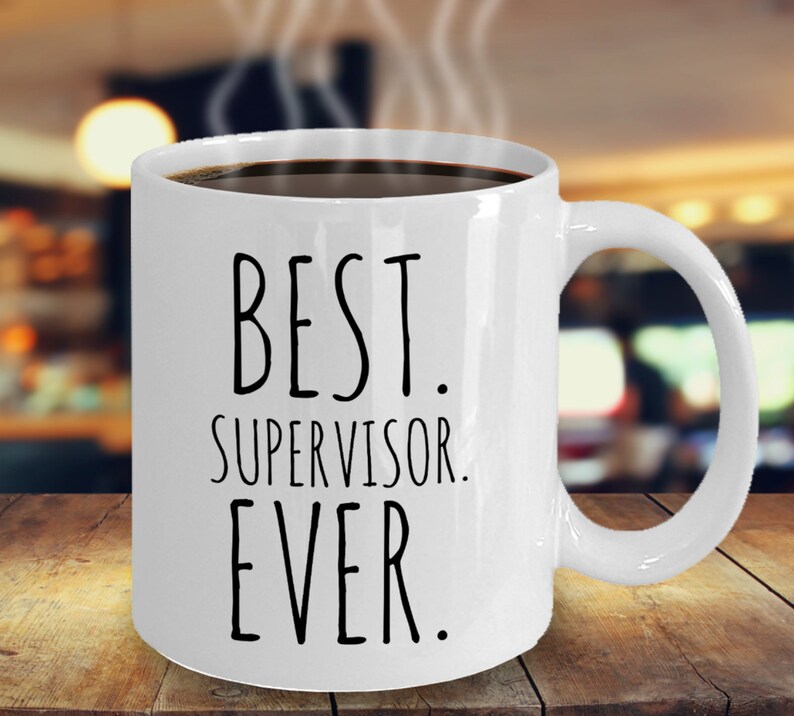 Supervisor Mug Leaving Job Gift Best Supervisor Ever Etsy
