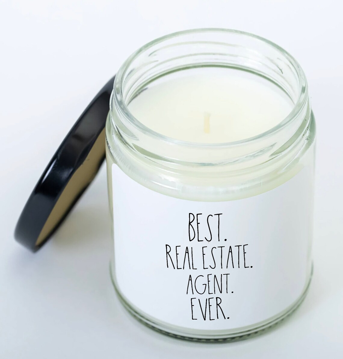 Candle Gift for Real Estate Agent Best Real Estate Agent Etsy