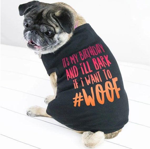 Camisa de cumpleaños de perro divertido camisas para - Etsy España