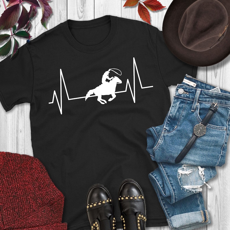 Team Roping Shirt Team Roping Gift Roping T shirt Cowboy Etsy