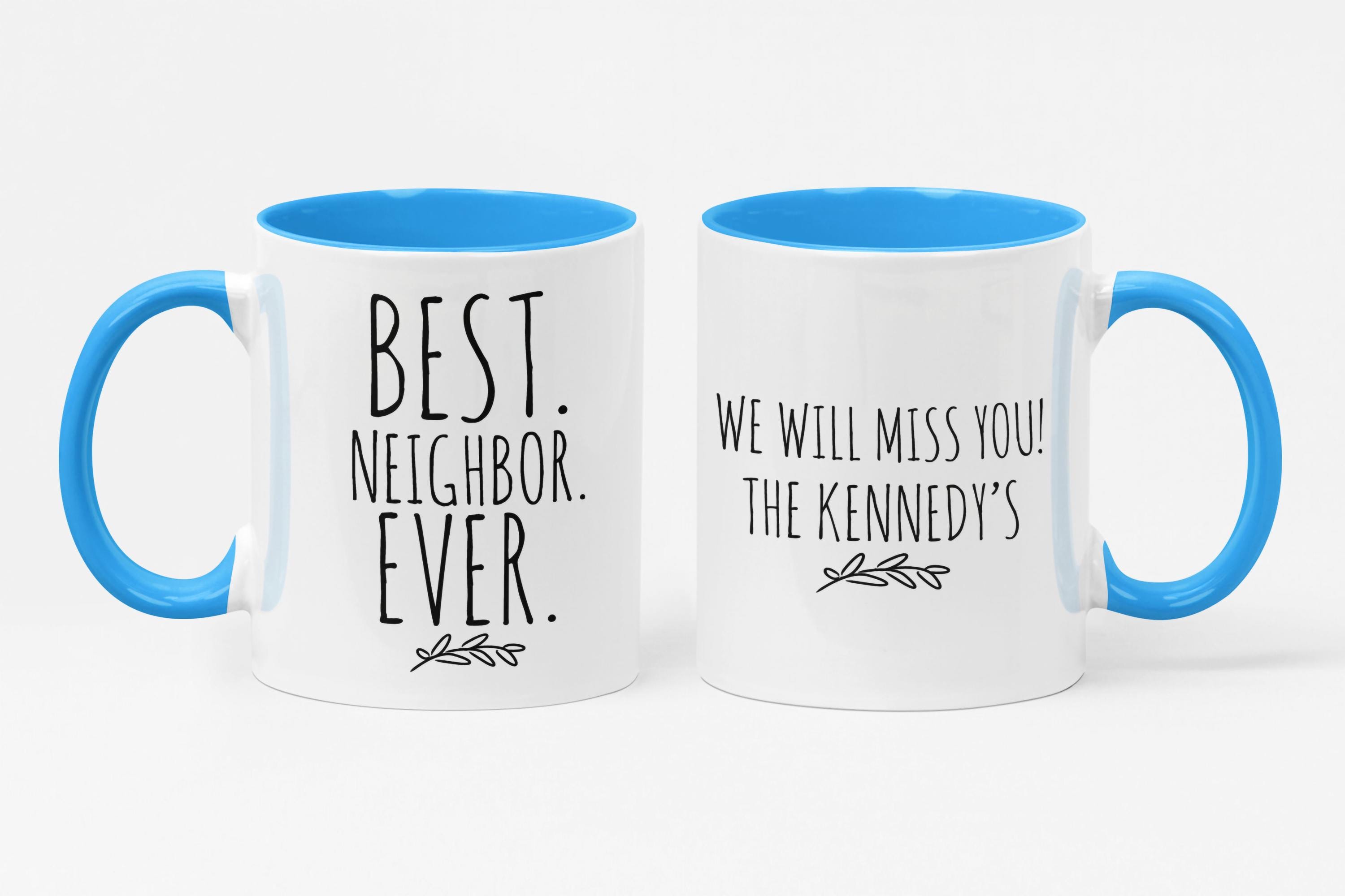 Funny Coffee Mug – 'I Love My Neighbor' Heart Novelty Cup, Great Gift For Next Door Neighbor Or Coworker (11oz) - View #9