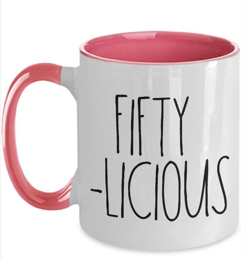 Personalized 50th Birthday Gift for Women Fiftylicious Etsy