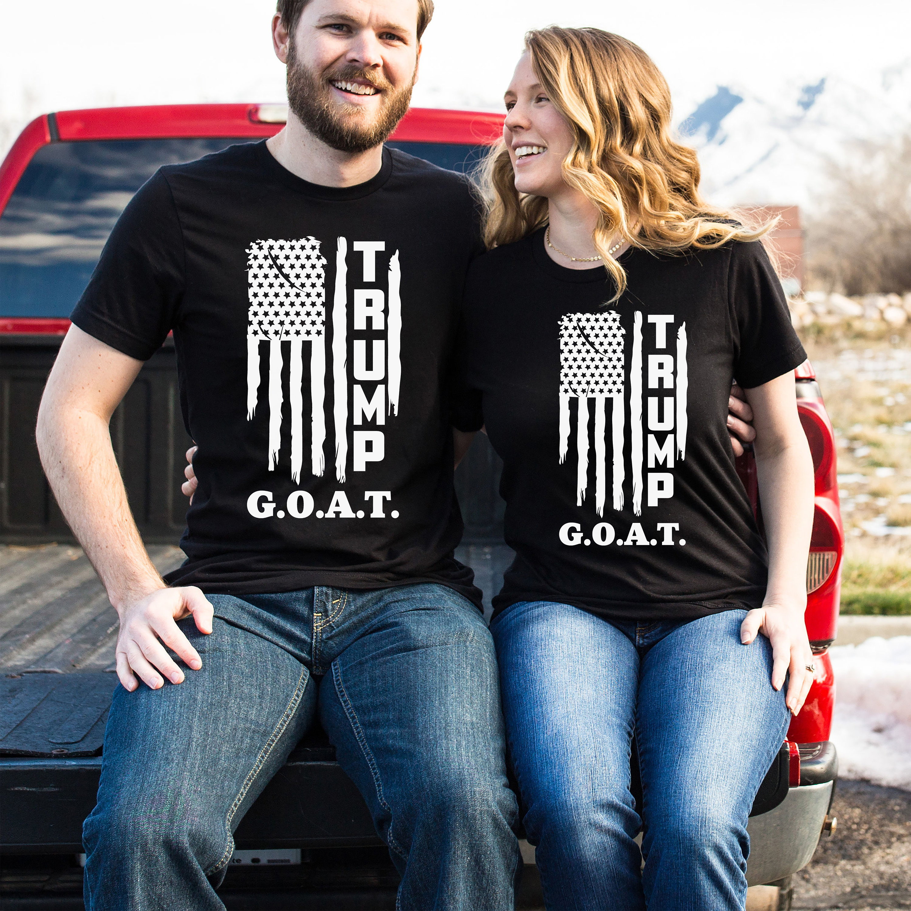 Trump G.O.A.T. Flag Tee - Bella Canvas Unisex T-shirt - Etsy