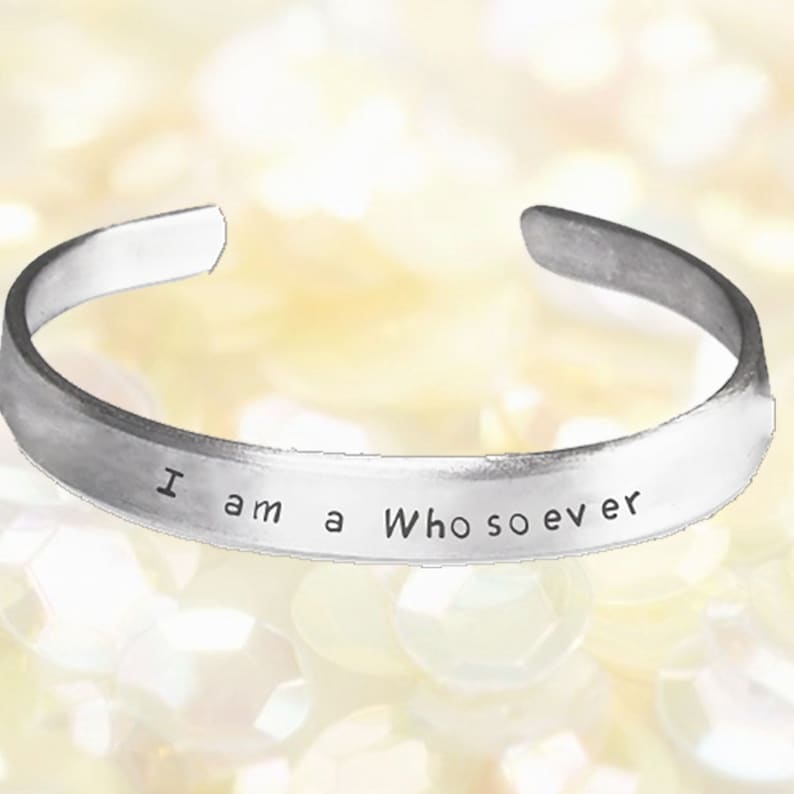 I/'m a Whosoever Stamped Bracelet Religious Jewelry Whosoever Aluminum Bracelet Personalized FREE One Size Fits All Cuff Bracelet