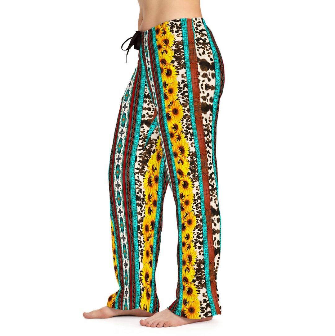 Original Design - Aztec Pajama Pants for Women, Navajo Pajama Bottoms ...
