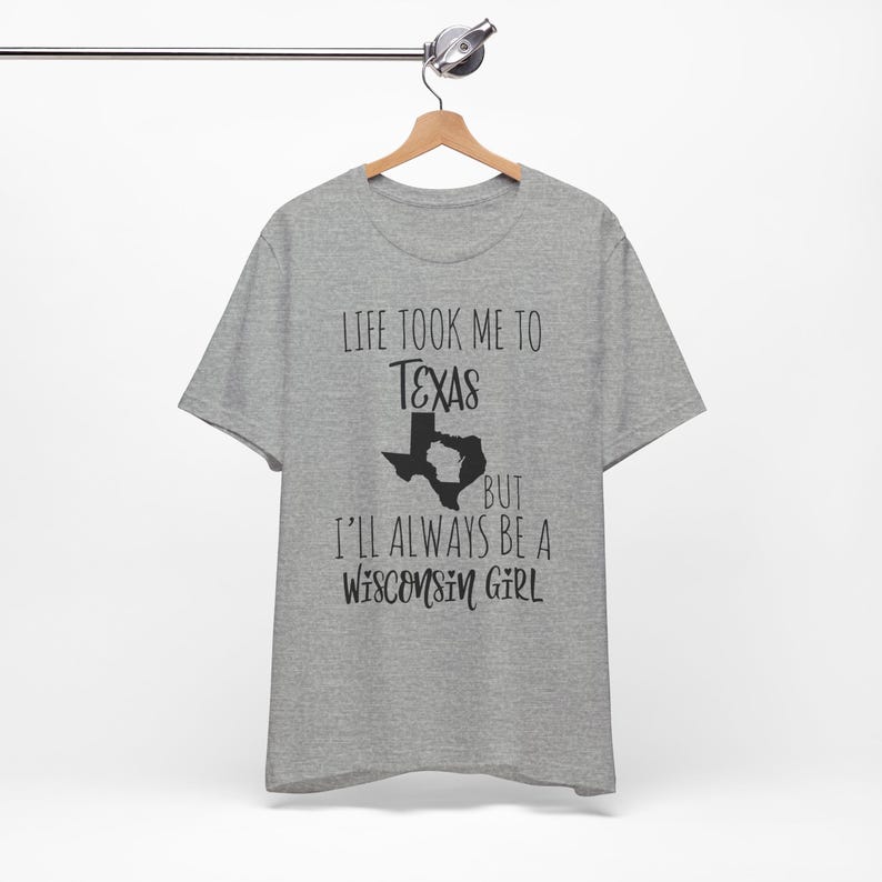 Personalized Home State Tshirt for Her, Moving Away Gift, Life Took Me to Another State, Always Be Custom State Girl, Native State Athletic Heather