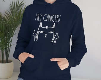thumbnail image 2 of Hey Cancer Mddle Fnger Cancer Support Gft Breast Cancer - Etsy 2 of 13