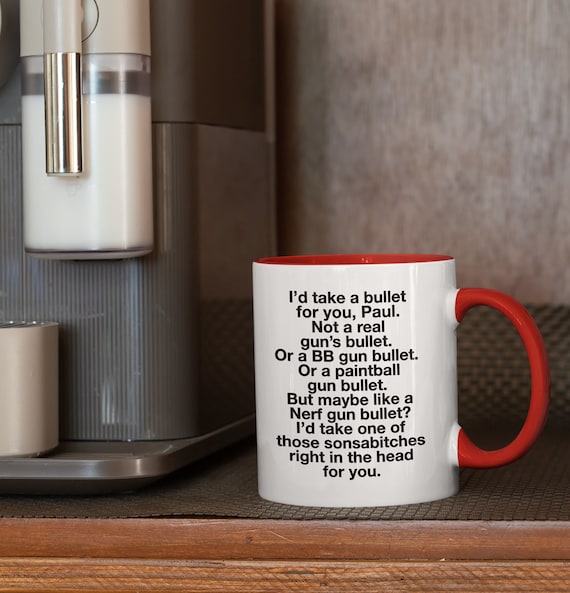 Personalized, Funny Boyfriend Gift, I'd Take a Bullet for You, Nerf Bullet,  Custom Gag Gift, Coffee Mug, Husband Gift - Etsy