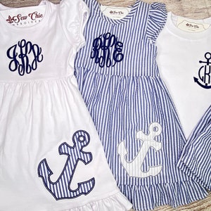 Matching Sibling Outfits, Beach Picture Anchor Outfits