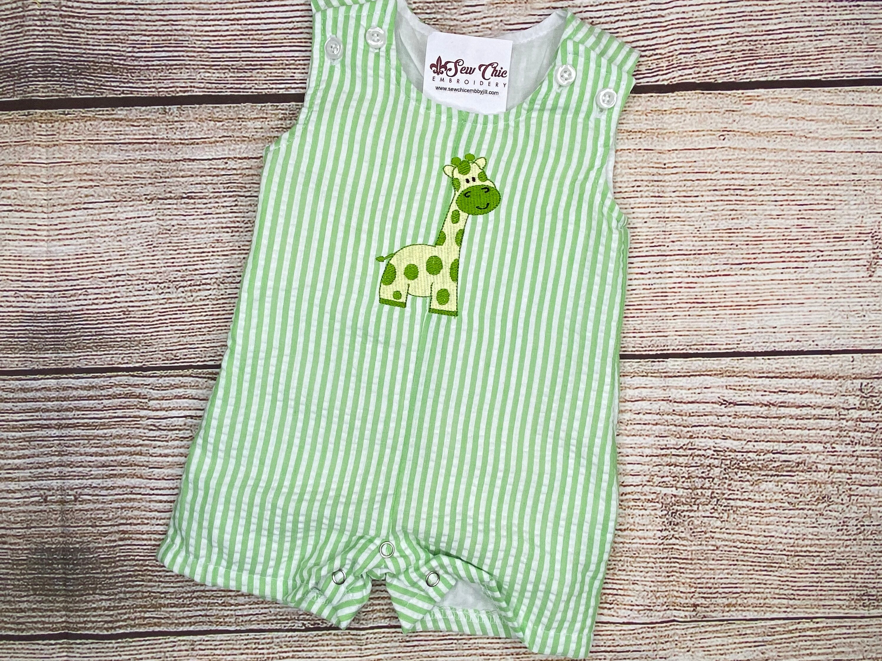 Matching Sibling Outfits Giraffe Romper for Baby Girl or Baby Etsy