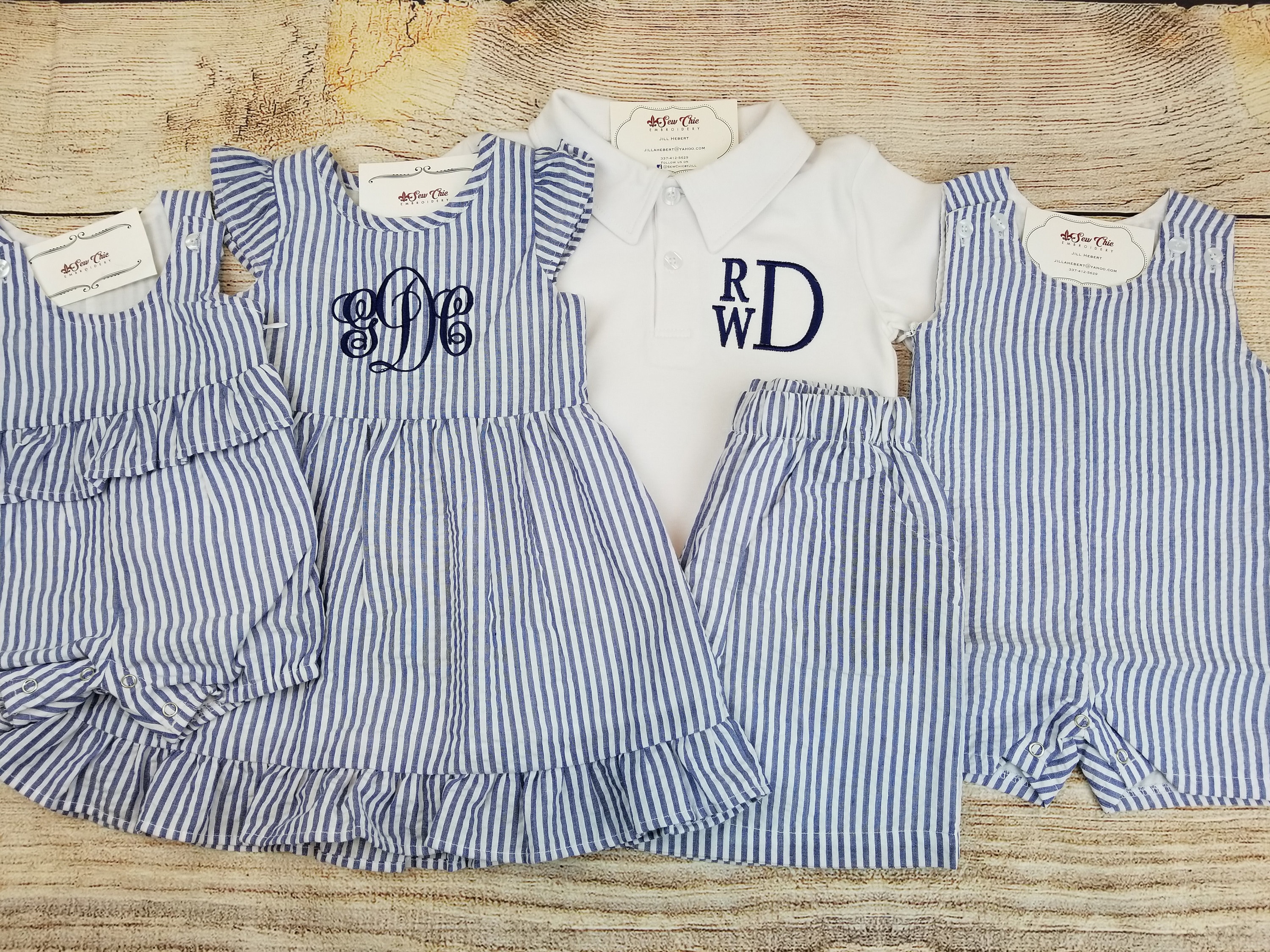 Seersucker Outfits, Back to School Outfits, Sibling Sets