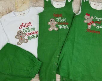 Gingerbread Sibling Set, Christmas Sibling Set