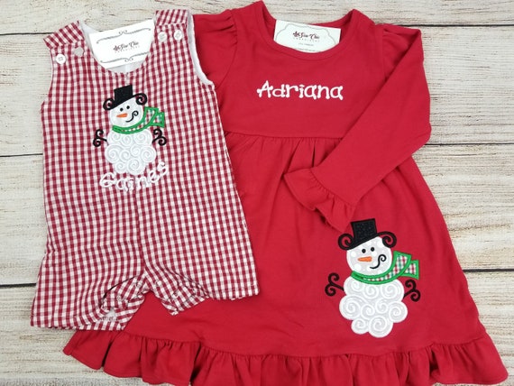 coordinating christmas outfits for siblings