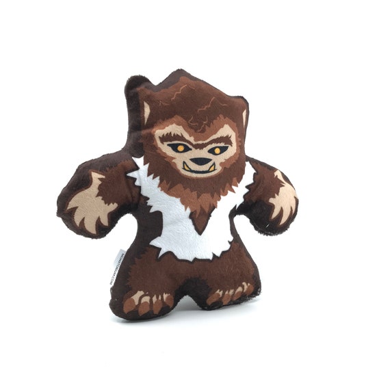 Werewolf Plush Toy Wolfman Monster By Monstorium Etsy - piggy roblox werewolf