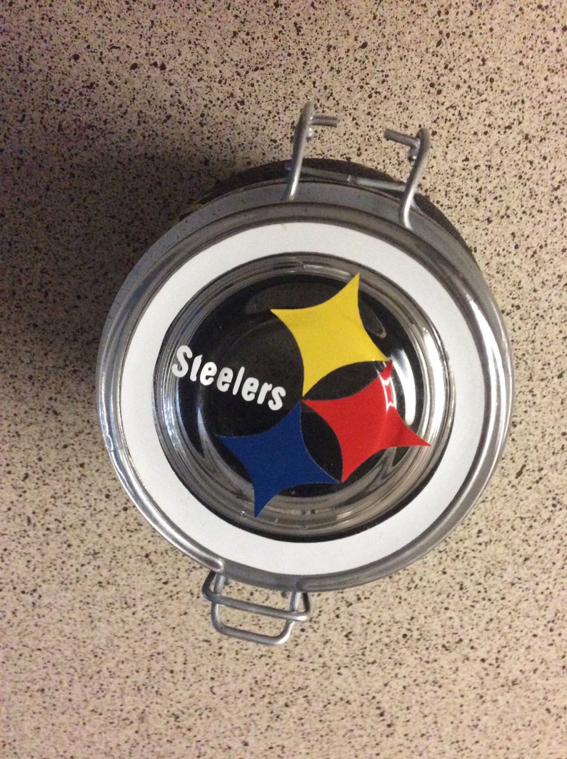 Pittsburg Steelers inspired Stash Jar