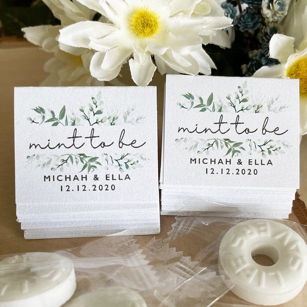 DIY TAGS ONLY Wedding Favors Mint To Be , Greenery Lifesaver Mint Party Favor Tag, Rustic Wedding Favor, Bridal Shower Favor, Save The Date