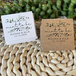 DIY Wedding Favors Mint To Be ,Lifesaver Mint Party Favor Tag, Mint To Be Rustic Wedding Favor, Save The Date, Bridal Shower, Winter Theme