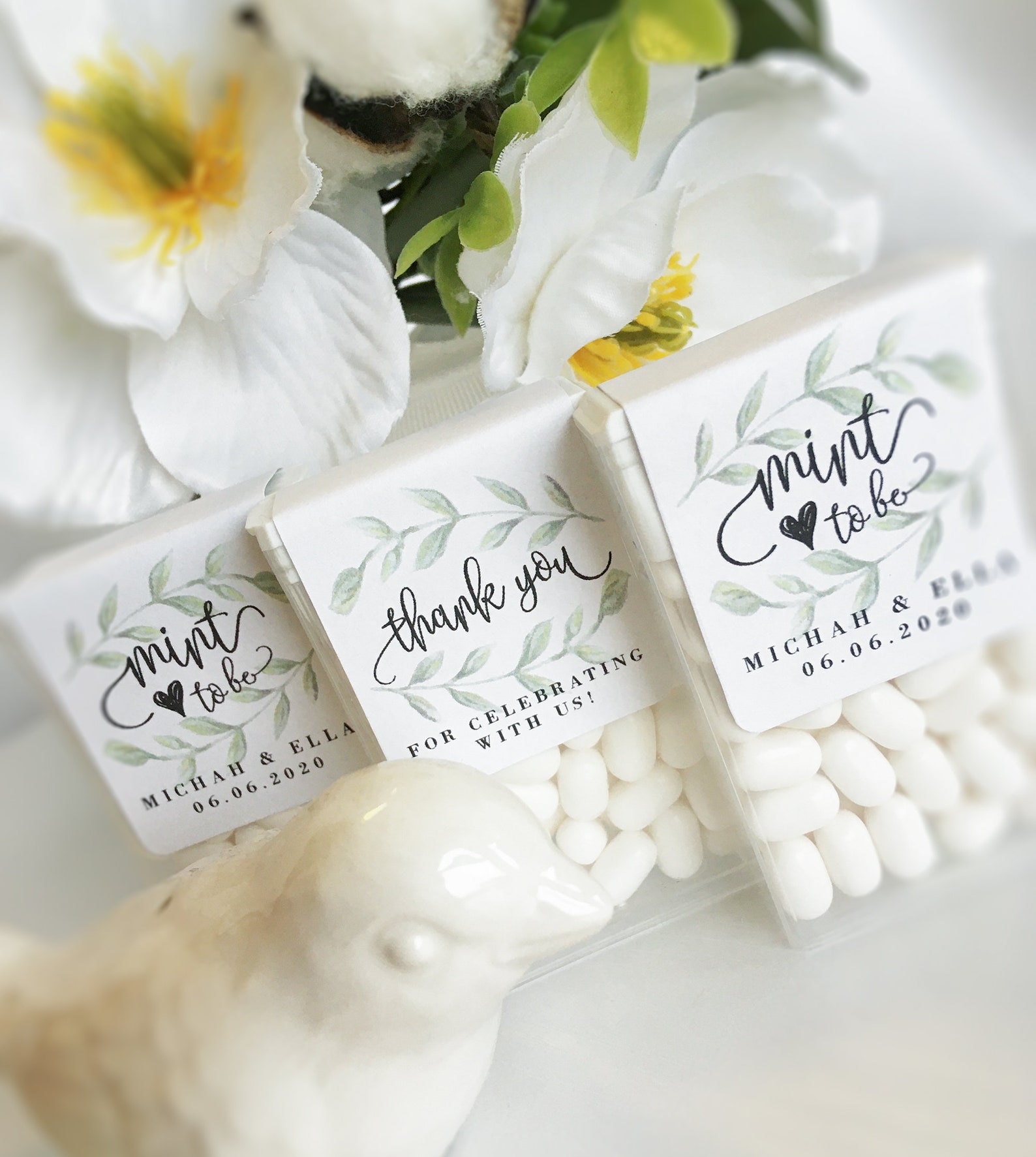 Wedding Favors Tic Tac Mint to Be Labels Mint to Be Bridal Etsy