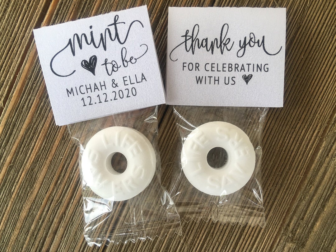 Personalized Mint to Be Wedding Favors: Rustic Party Favors - Etsy