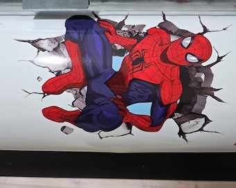 スパイダーマン ウォールステッカー：ゲームルーム向けの