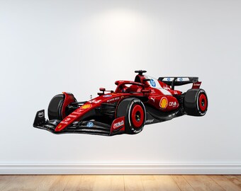 F1 Racing Car Style 26 Design Wall Cracked vinyl graphic sticker Glossy