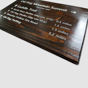 17 Old Rag Summit Sign Replica Shenandoah National Park Blue Ridge ...