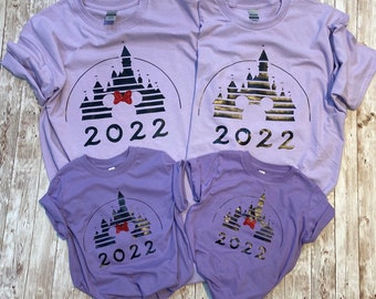 Disney Matching Family Shirts Castle