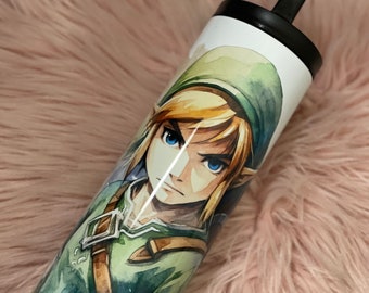 Gaming tumbler | Gamer tumbler| Zelda personalized tumbler | Zelda| Zelda birthday | Back to school zelda| Zelda party| Zelda  game