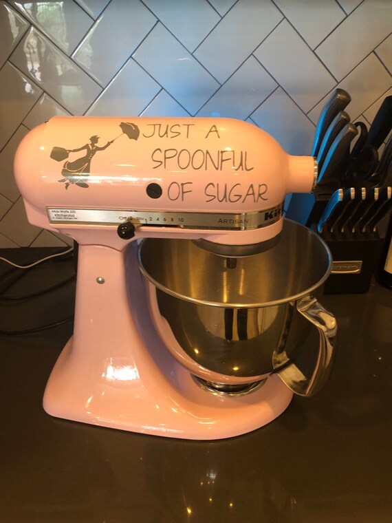 Mary Poppins Decal Kitchen Aid Mixer Label Etsy