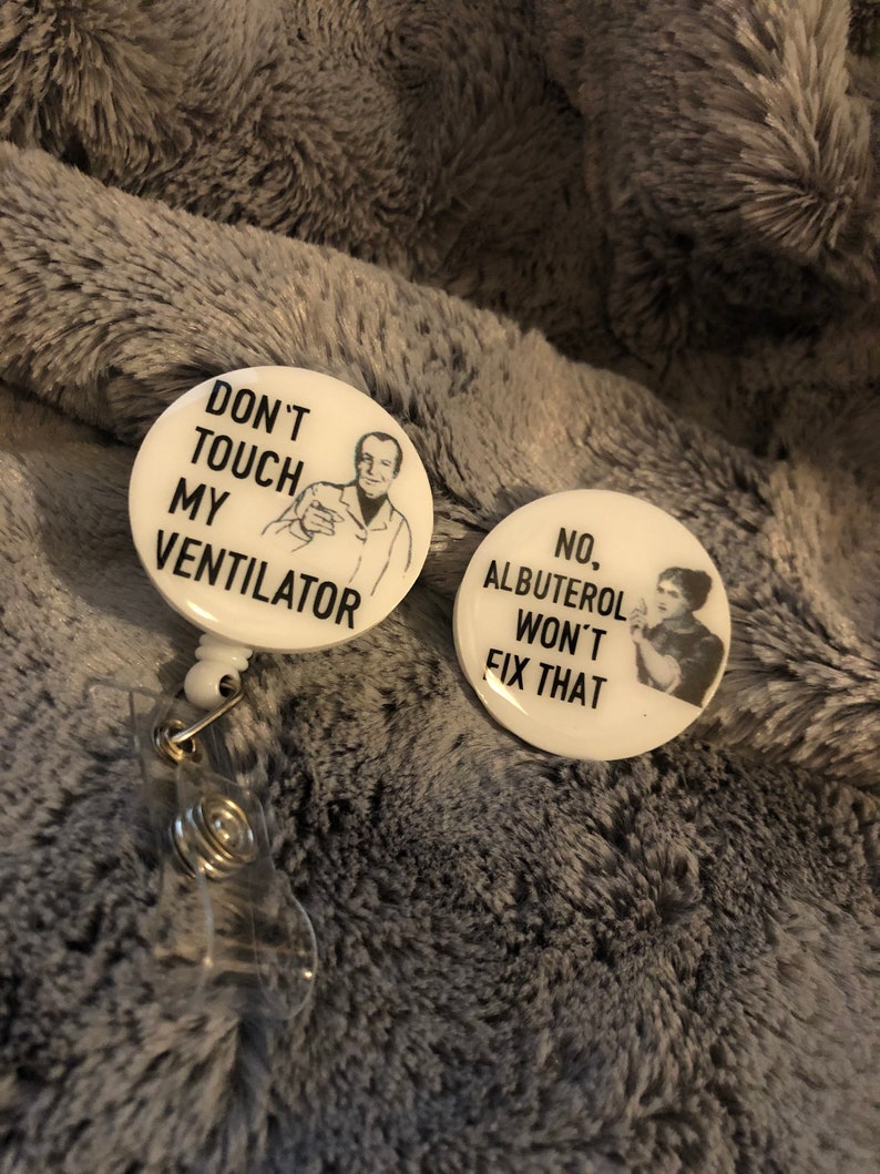 Badge for RT / Respiratory Therapist Badge / Respiratory Etsy