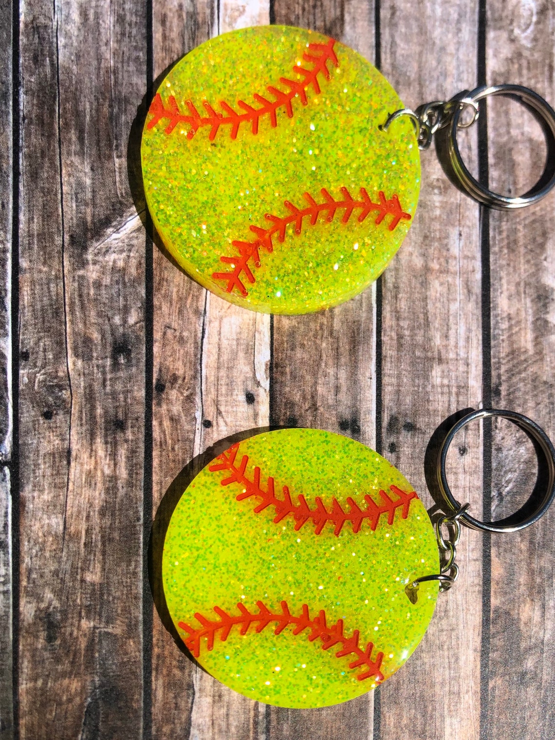 Softball Accessory / Softball Keychain / Softball Player/ Etsy
