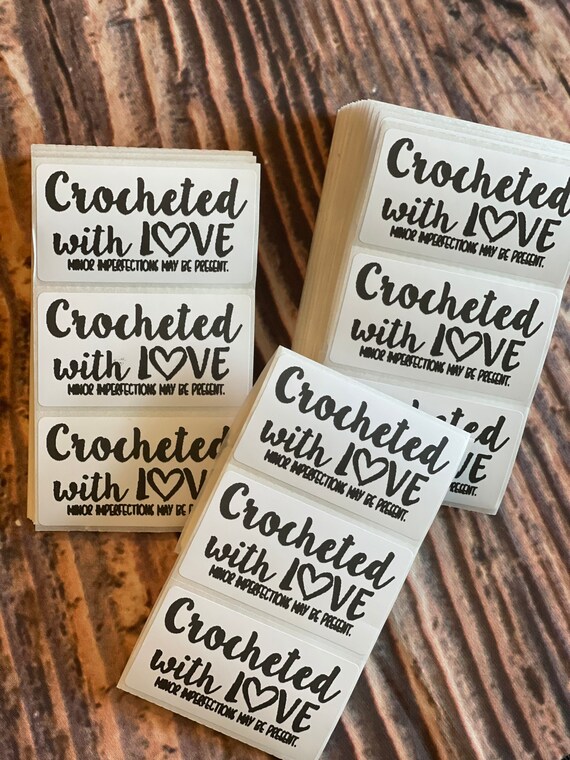 Labels for Small Business Crochet Small Business Branding Etsy