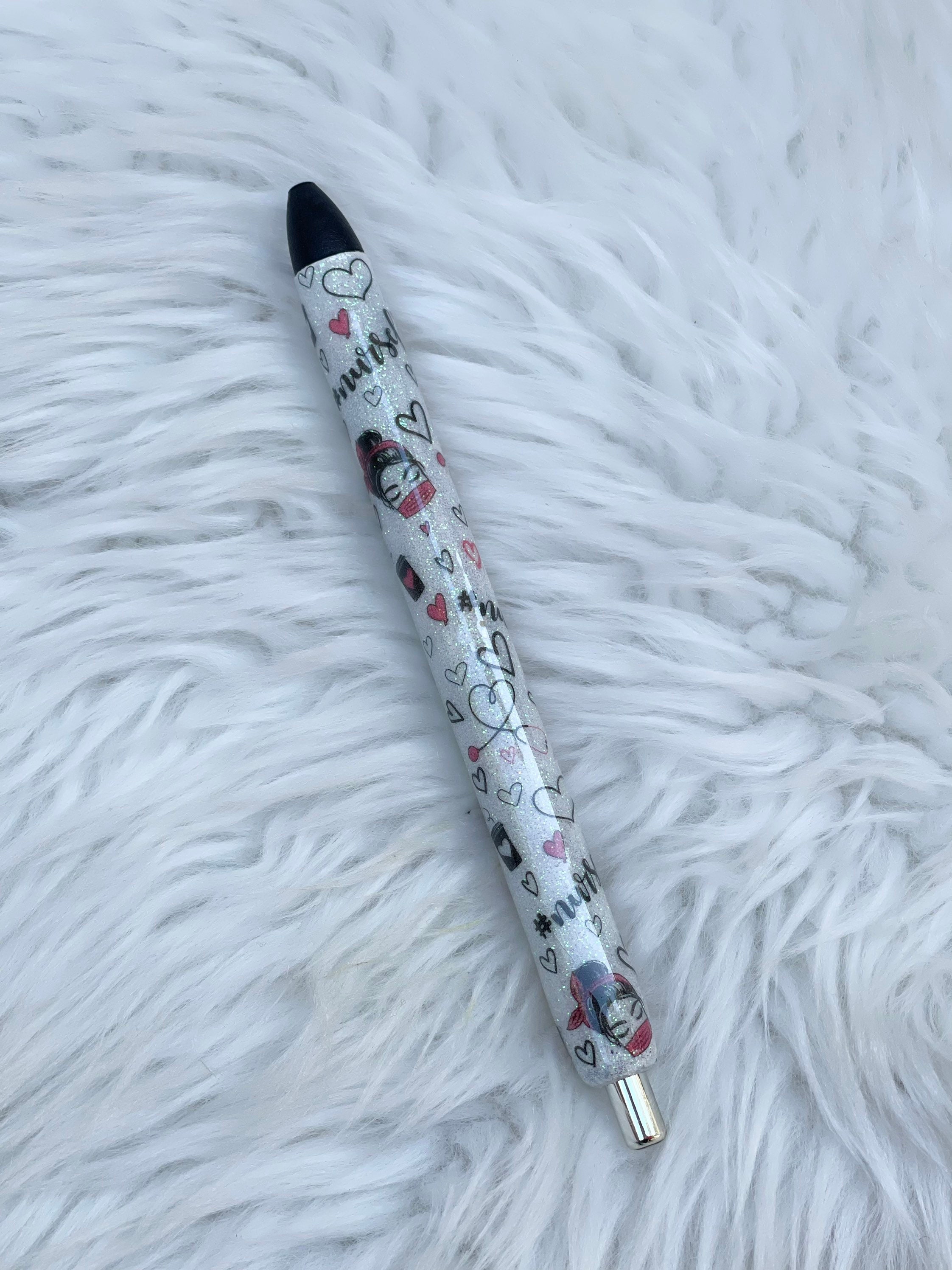 Nurse pen / Nurse life pen/ Gifts for nurses/Glittery pen/ Etsy