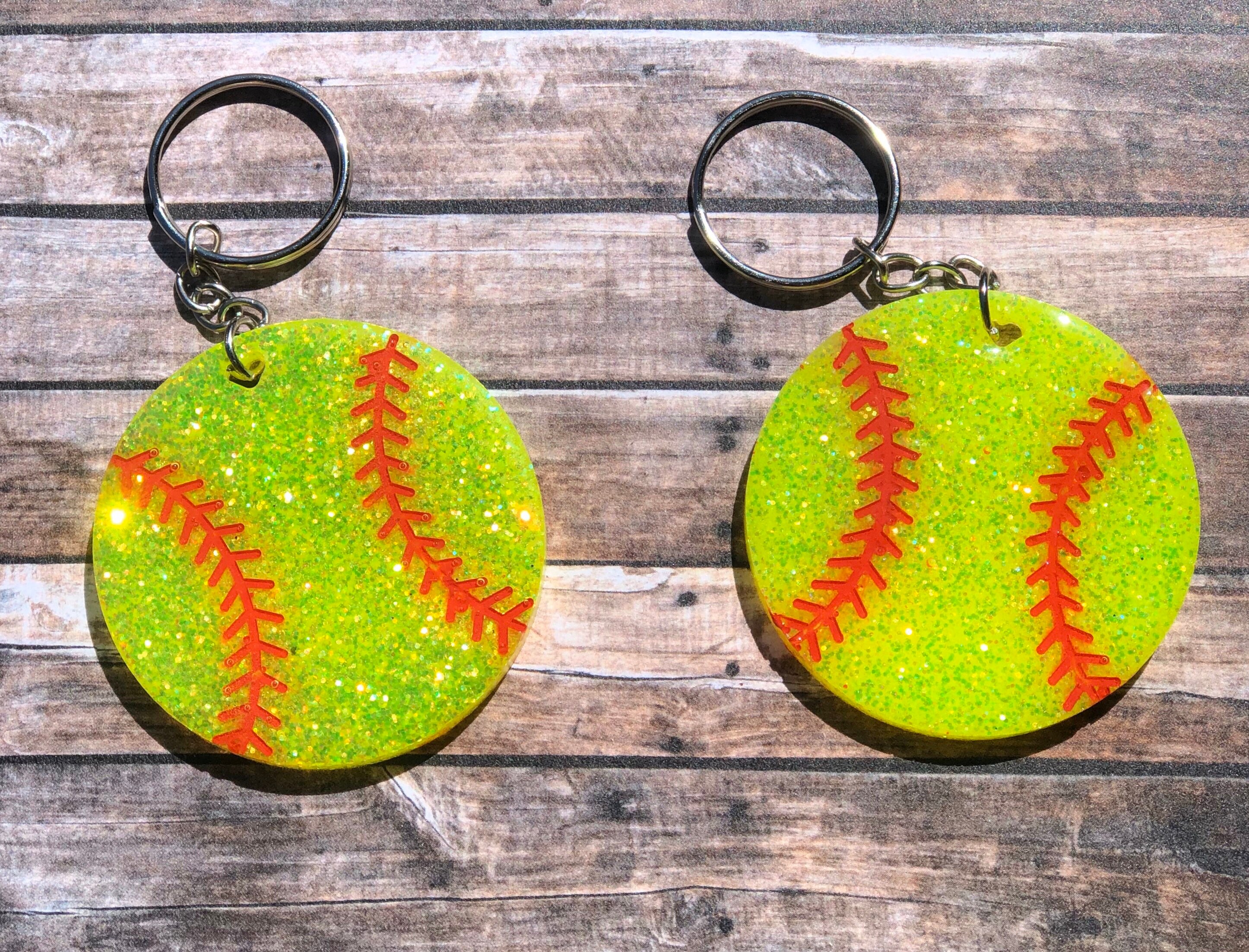 Softball Accessory / Softball Keychain / Softball Player/ Etsy