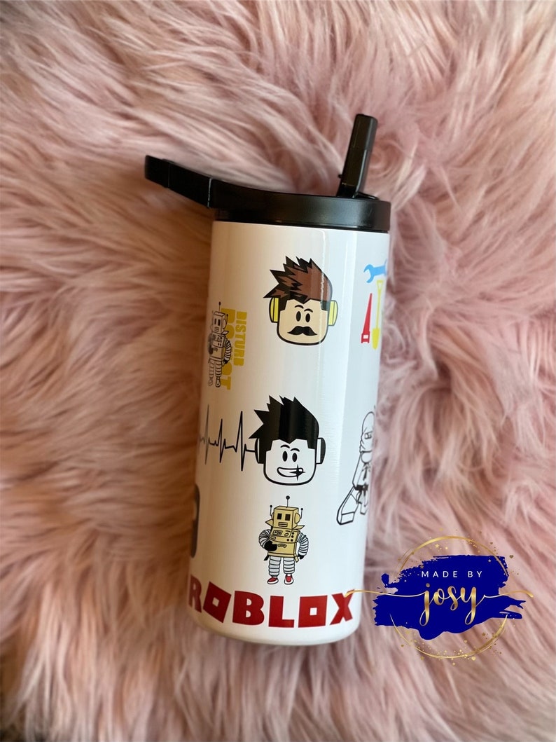 Personized Roblox tumbler gaming tumbler Roblox personalized tumbler Roblox Back to school Roblox Roblox party back to school image 1