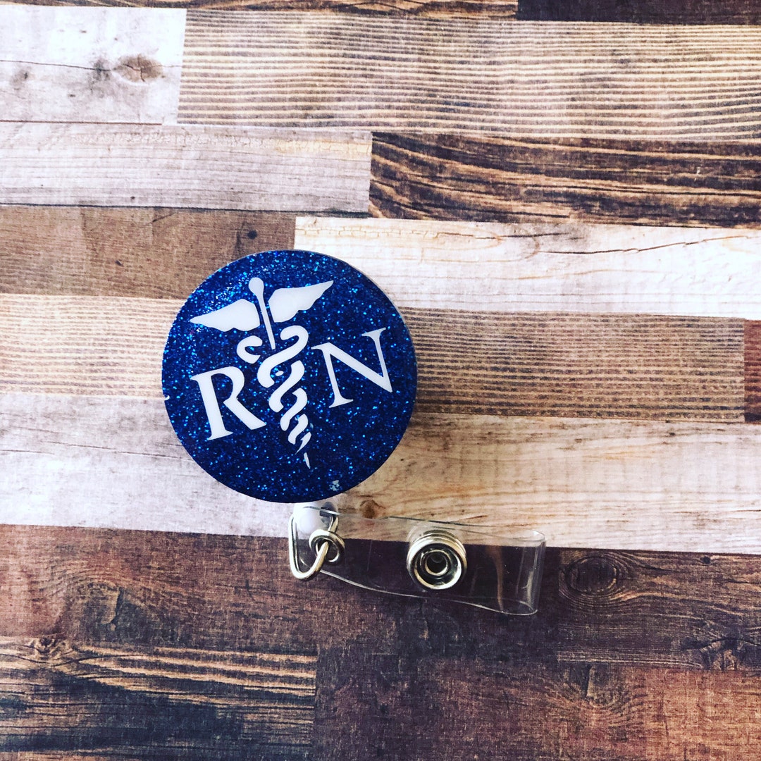 RN Badge / Rn Badge / RN Retractable Badge / Nurse Badge Reel - Etsy