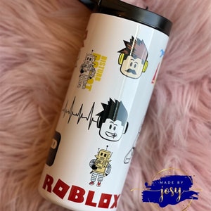 Personized Roblox tumbler gaming tumbler Roblox personalized tumbler Roblox Back to school Roblox Roblox party back to school image 6