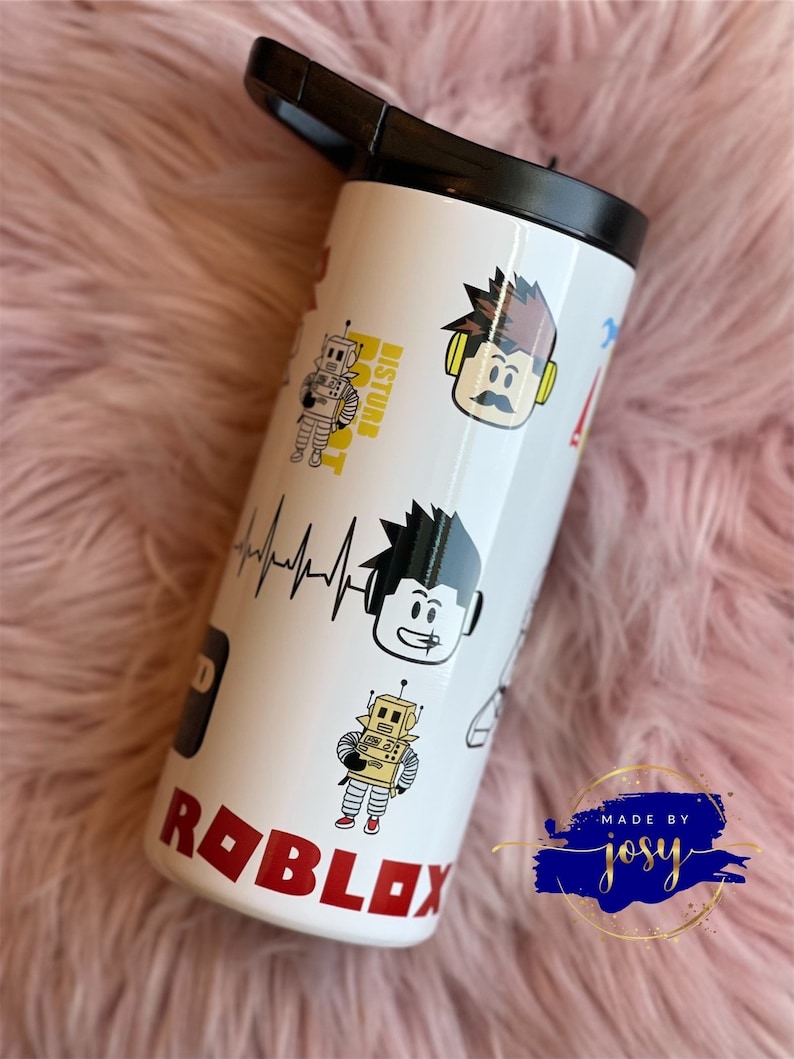 Personized Roblox tumbler gaming tumbler Roblox personalized tumbler Roblox Back to school Roblox Roblox party back to school image 6