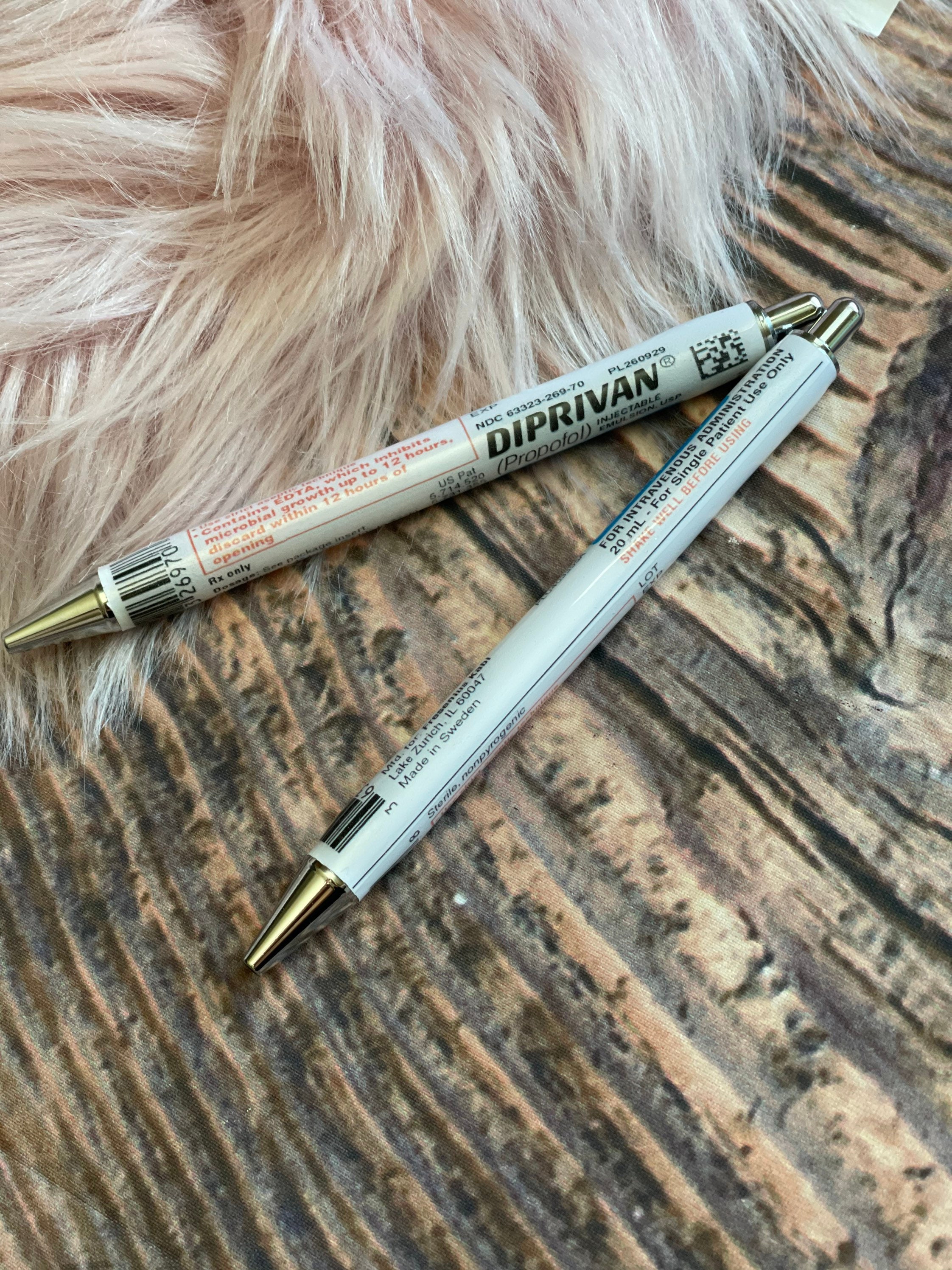 NO Glitter Propofol Pen/ Nurse Pen/ Haldol Pen/ Ativan Pen/ - Etsy