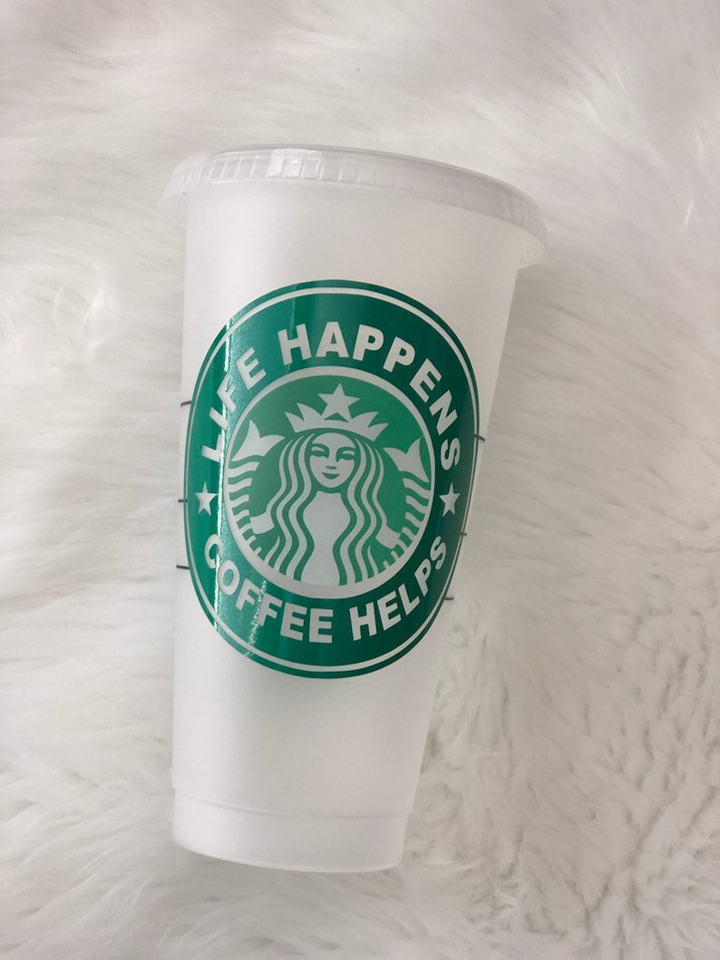 Reusable Iced Coffee Cup/ Reusable Cup / Iced Coffee / Etsy