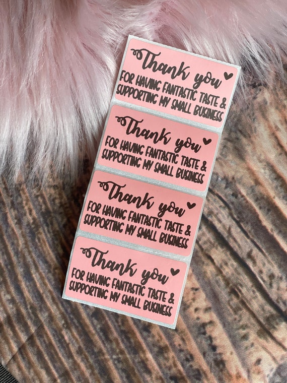 Small Business Accessories Small Business Labels Cute Pink 